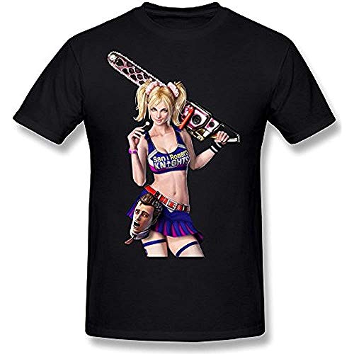 Photo de LONG TA Taiyan-JBJ Men's Lollipop Chainsaw Grasshopper T-Shirts Black Black XL
