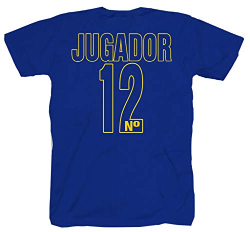 Boca Juniors Jugador Buenos Aires Football Club Fan Ultra Ultras Derby - Camiseta, color azul azul real XL