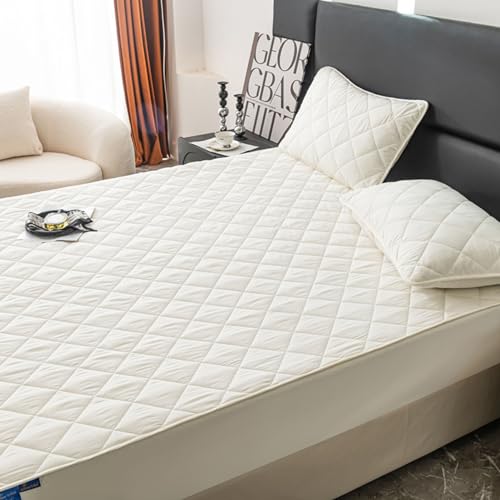 Housse de protection de matelas rembourrée en coton épais isolant