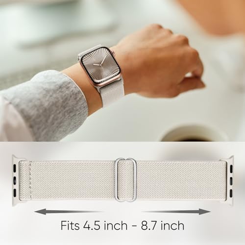 Image of 8 Pack Stretchy Solo Loop Band Compatible with Apple Watch Bands Women Men