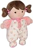 Baby Starters Muñeca bebé de peluche con sonajero, Olivia morena, rosa, 9 pulgadas 5