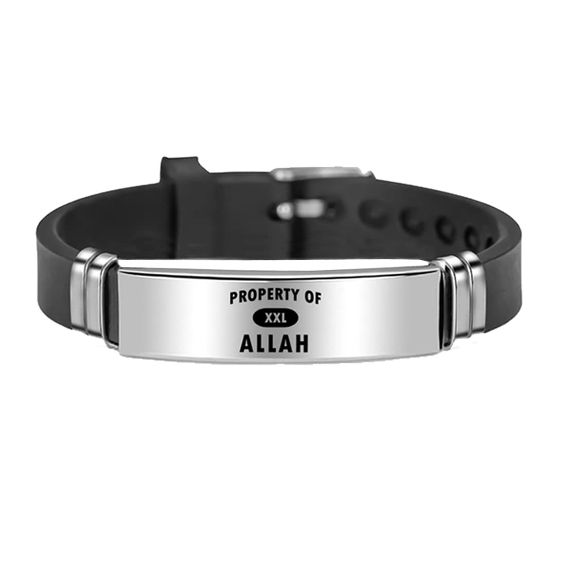See full amazon price history chart for M Men Style Adjustable Muslim Property Of Arabic Allah Silicone Stainless Steel Wristband Bracelet For Men And Boys (Property of allah) M Men Style Adjustable Muslim Property Of Arabic Allah Silicone Stainless Steel Wristband Bracelet For Men And Boys (Property of allah) (B09V2ZRY2K) Amazon Price History, Amazon Price Tracker
