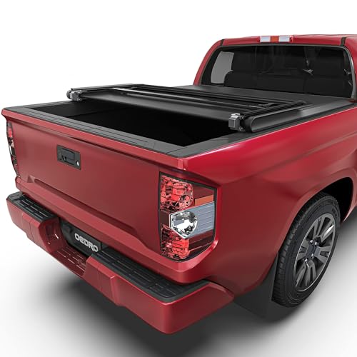 OEDRO Soft Tri-fold Truck Bed Tonneau Cover Compatible with ...