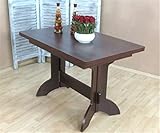 ALIDAM Esszimmertische Esstisch Ausziehbar Auszugtisch nußbaum ausziehbar Auszug Wangentisch Esstisch Esszimmertisch modern Arbeitstisch Multifunktionstisch