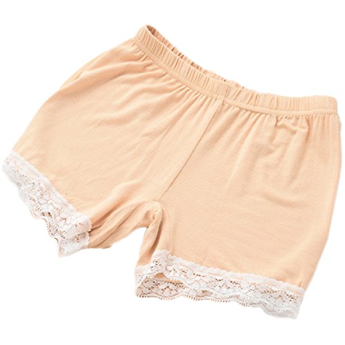 4 Pcs Little Girls Kids Boy-Leg Slim Elastic Safety Short Lace Leggings Panties Underwear3