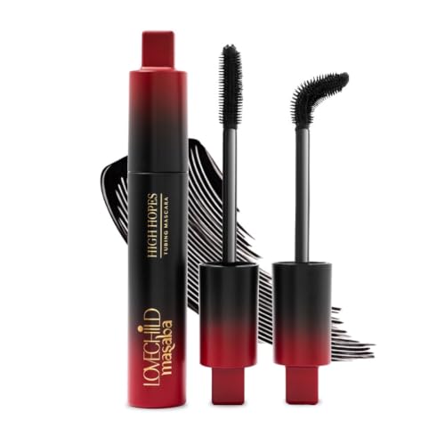 Image of LoveChild Masaba High-Hopes Tubing Mascara, Lengthens, Curls & Volumizes Lashes, Smudge-Proof & Water resistant, All Day Wear, Enriched with Pentapeptide & Pro-Vitamin B5, 6 g