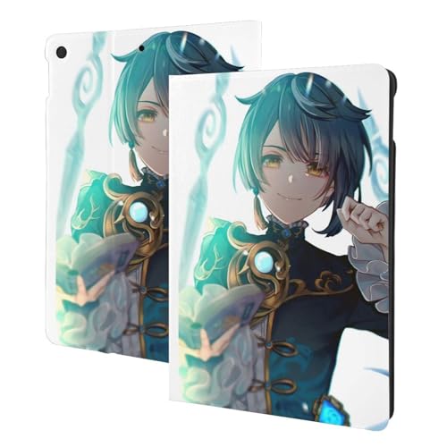 Compatible with ���_ Genshin Impact iPad mini6 �P�[�X Mini6 �P�[�X ��6���� �蒠�^ (2021�N) 2021���f�� �X�^���h �I�[�g�X���[�v/�E�F�C�N�Ή� ���C�����X�[�d�Ή� ����Pu���U�[ �X�^���h�@�\
