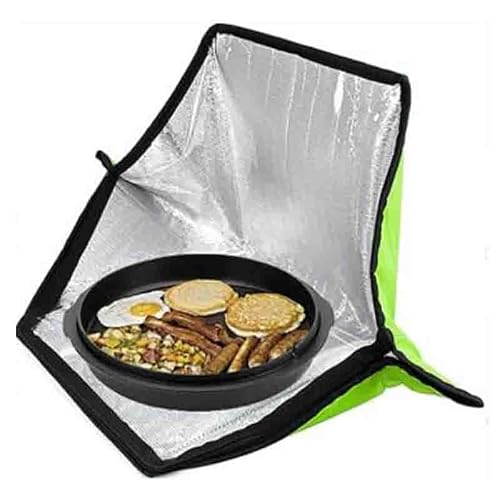 Four Solaire De Camping – Léger, Pliable & Grande Capacité – Cuiseur Solaire Extérieur Portable, Four De Camping Pliable Renforcé, Aucun Feu Ni Électricité Requis