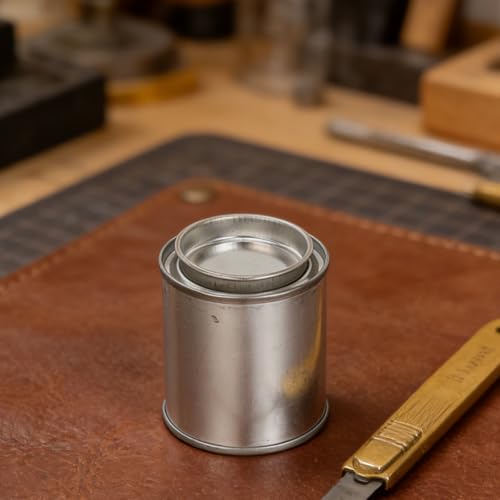 Latas de pintura vacías 100ml botes metálicos pequeños para almacenamiento de barnices 7