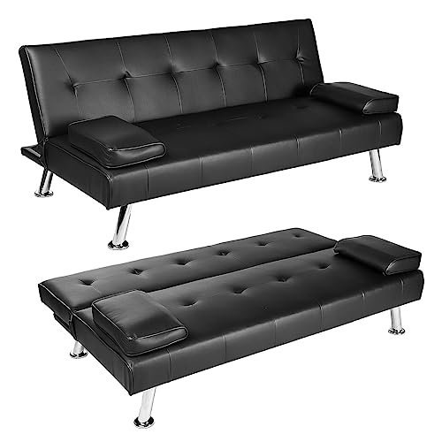 Youyijia Modern Sofa Bed 3 Seater Sofa Settee Recliner Couch with Metal Legs for Living Room Guest Room Office 5 Youyijia Modern Sofa Bed 3 Seater Sofa Settee Recliner Couch with Metal Legs for Living Room Guest Room Office - Image 5
