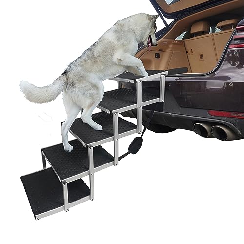 Rampe réglable pour animaux en alliage d'aluminium premium - 2