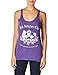 Disney Women's Villains Bad Witch Club Tri-Blend Racerback Layering Tank, Purple Heather, Small