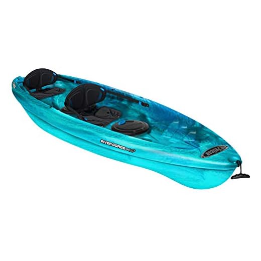 Pelican Tandem Recreationnal Kayak | River Gorge 130X Tandem, 13 Feet