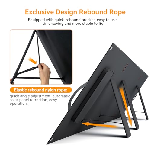 Mesuvida 400w Solarpanel Faltbar Tragbares Solarmodul,Ip68 Wasserdicht,Etfe-Beschichtung,41v Mc4 Ausgang,Geeignet FüR Power Station,Camping,NetzunabhäNgige Wohnmobile, Notstromversorgung Usw