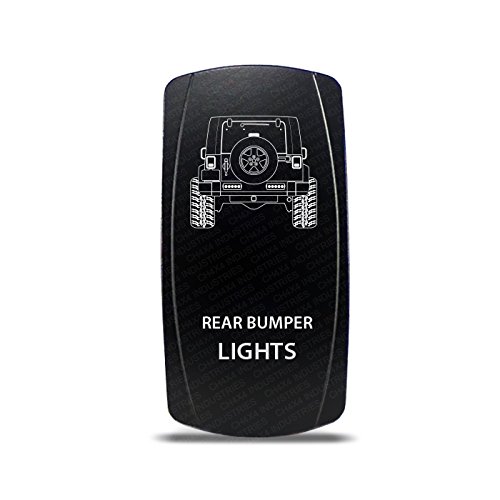 CH4x4 Rocker Switch Rear Bumper Ligths Symbol-Blue LED