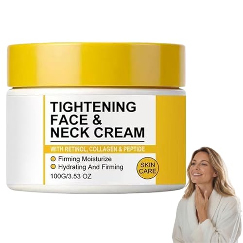 Crème cou raffermissante élimine l'effet fripé soin liftant rétinol pour peau lâche