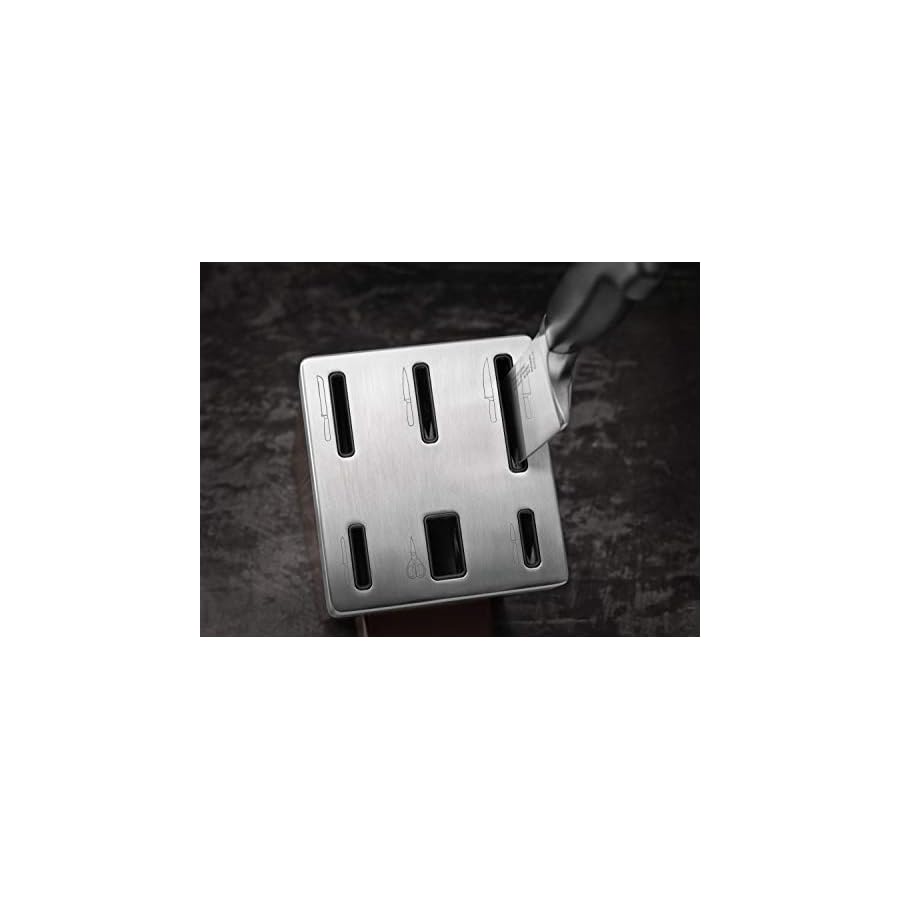 ZWILLING-1002303-Four-Star-Self-Sharpening-Knife-Block-7-PC-Black-Ash ZWILLING 1002303 Four Star Self-Sharpening Knife Block, 7 PC, Black Ash