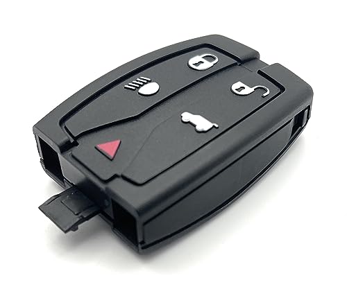 Automobile Locksmith 5 button fob case for Land Rover Freelander 2 remote key fob shell replacement, Black - Image 2