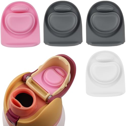 Rubber Seal Replacement Stopper,Silicone Cap Insert, Compatible with Owala Freesip Spout Lid-4 Pack Gasket Stopper Replacement Parts (Multi-Color)
