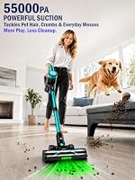 Cordless Vacuum Cleaner, 500W 55KPa Self-Standing Stick Vacuum for Home — image 2