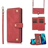 【Tracolla rimovibile e funzione supporto】La tracolla regolabile e rimovibile trasforma la custodia per Samsung Galaxy S9 Plus in una piccola borsa a tracolla, perfetta per avere le mani libere quando sei in città. Il flap pieghevole funge anche da pratico supporto da tavolo per guardare video, leggere o effettuare videochiamate in modalità hands-free.