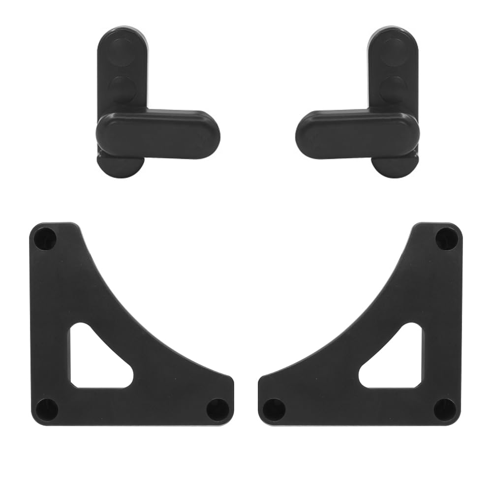 Kit de Almacenamiento de Soporte de Mesa para Caravana, Kit de fijación de Seguridad para Mesa, Color Negro, Apto para caravanas, autocaravanas, Accesorios de Mesa de Almacenamiento