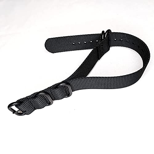 Arashen 26Mm Nylon Watch Band Black Replacement Zulu Suitable For Submariner Strap Durable Canvas One Piece Watch Strap #TOP5
