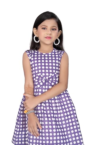 Image of Girls Pure Cotton Soft Frock with Astar, Printed Multicolor for Girl Child