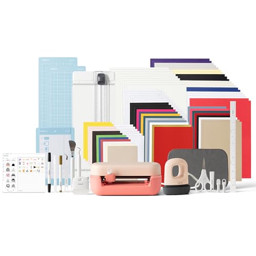 Cricut Joy™ 2 Ultimate Bundle + Digitale Inhalte, Intelligente kompakte Schneidemaschine mit Heißpresse für DIY-Bastelprojekte, individuelle Karten, Aufkleber & Etiketten