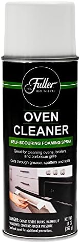 Fuller Brush Self-Scouring Oven Cleaner - Spray On Heavy Duty Cleaner for Ovens Broilers and Barbecue Grills Efficiently Cuts Through Grease Grime Spills and Splatters with Minimal Scrubbing