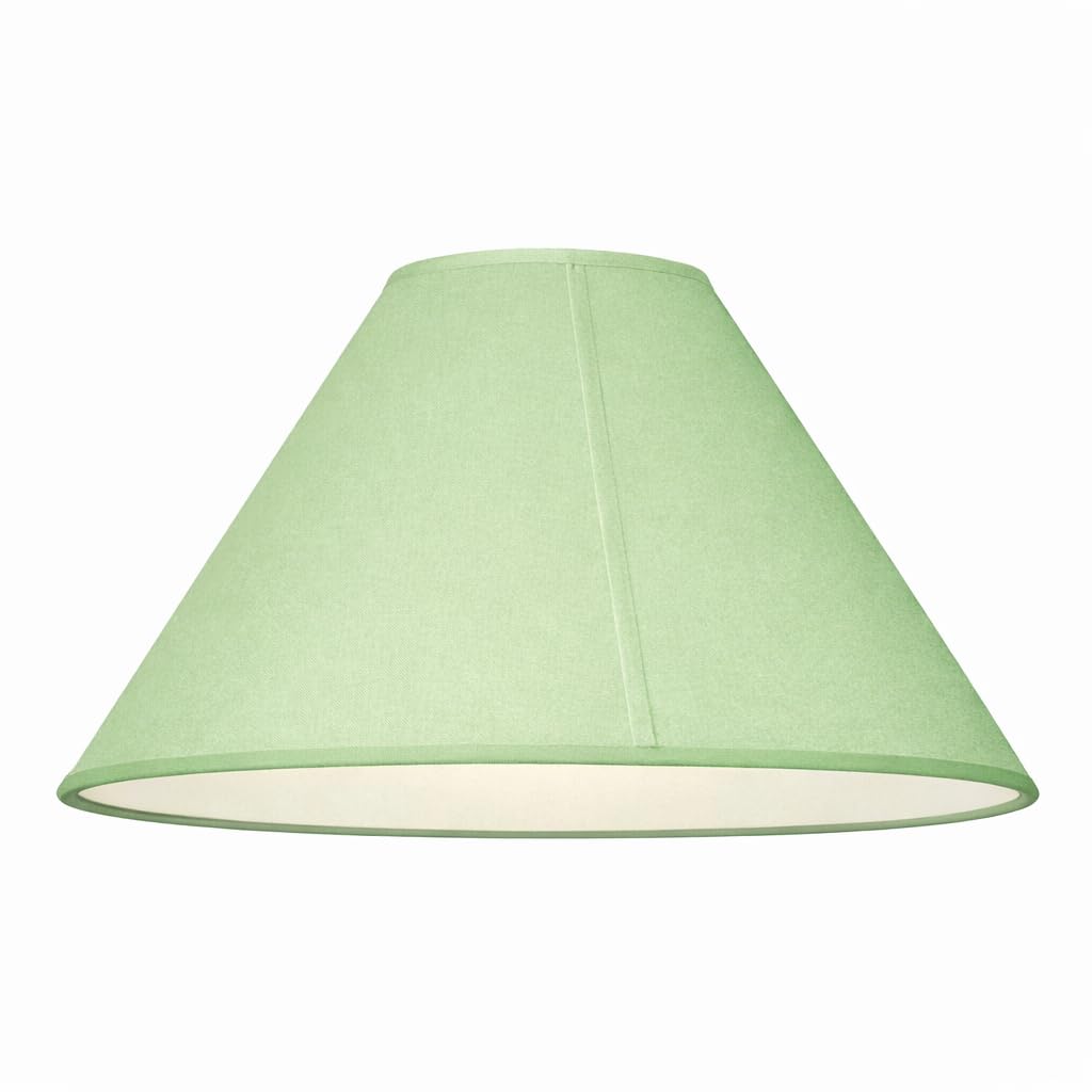 12” Sage Green Coolie Lampshade – Cotton Fabric Light Shade for Table, Floor & Ceiling Pendant | 30cm Diameter | ES & BC Fitting | Soft Natural Home Décor — image 1