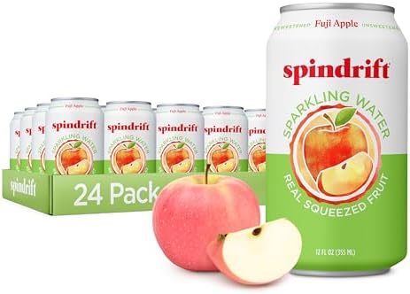 Spindrift Fuji Apple Can 12 Ounce (Pack of 24)