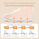 STQ KIDS Barfussschuhe Kinder Breite Leicht Turnschuhe Mädchen Barfußschuhe Kleinkind Sneaker Kinderschuhe Sportschuhe Draußen Schuhe Beige Weiß 24 EU/T7 Weit