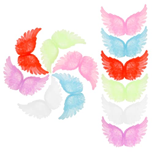 SHINEOFI Alas Luminosas De Angelito Parches Para Diy Decoración Para Mochilas y Disfraces