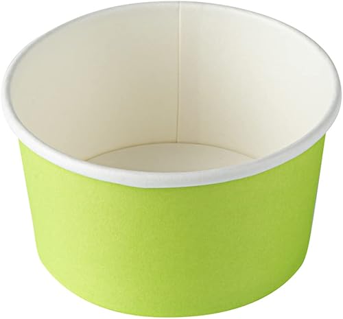 Miniatura 4 de Coppetta - Vasos de helado de 8 onzas, 200 vasos desechables para dulces, para alimentos calientes y fríos, resistentes a las fugas, tazas de chile