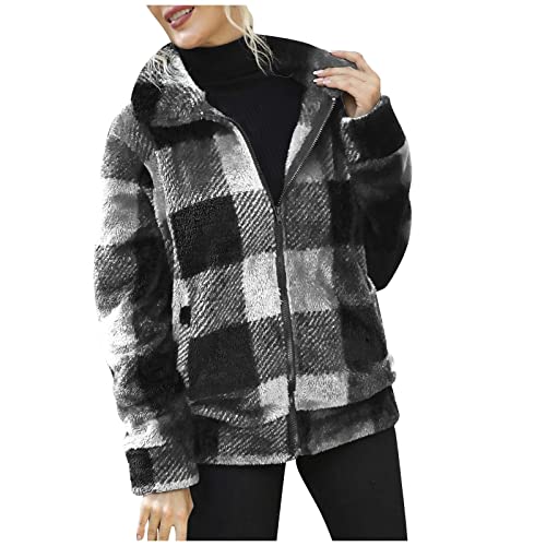Manteau d'hiver en peluche double face pour vos sorties et balades urbaines