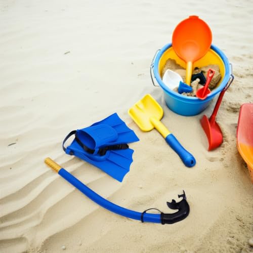 Kit de buceo de material PVC resistente con máscara y snorkel regulable 5