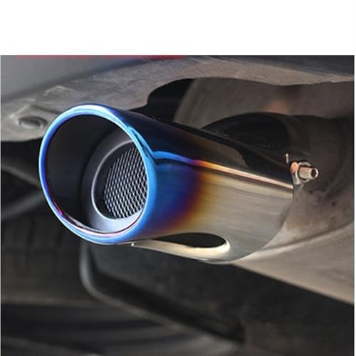 Accessoires de pot d'échappement bleu pour personnaliser votre auto
