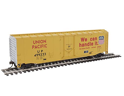 Walthers Trainline Ho Scale Model 50' Plug-Door Boxcar With Metal Wheels Union Pacific #TOP1