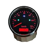 ELING GPS Speedometer Odometer 0-125km/h Mileage Reset for Car Truck Motorcycle ATV UTV 85MM