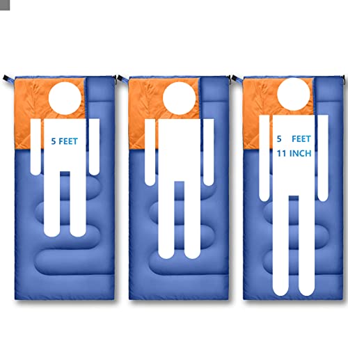 Rioyalo Backpacking Sleeping Bag For Adults Youth - Compact Lightweight Waterproof - 3 Season Cool/Warm Weather - Summer Spring Fall - Ultralight Portable Camping Gear For Hiking Travel Outdoor #TOP2