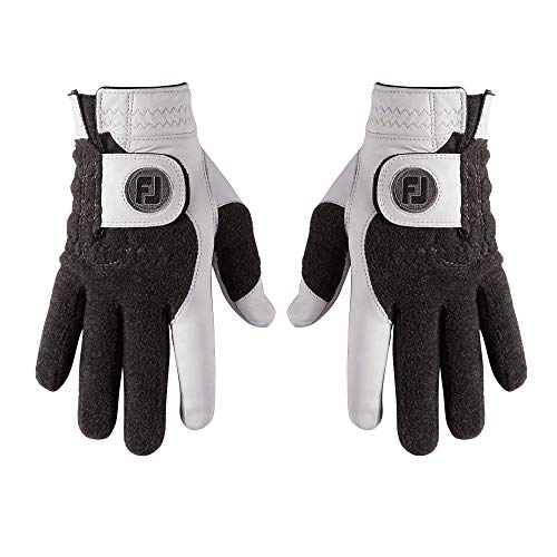 Footjoy Stasof Winter Gloves, Pearl, Medium/Large #TOP2