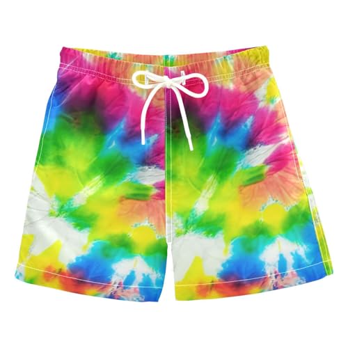 Boys Swim Trunks Tie Dye Color Toddler Swim Shorts Little Boys Bathing Suit Swimsuit Toddler Boy Swimwear 2T 202c1666