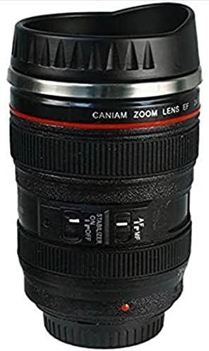 Camera Lens Coffee Cup, Travel Mug - Camera Eos 24-105Mm Model Stainless 400Ml Thermos image 2