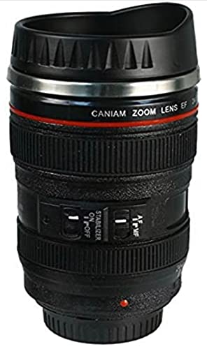 Caniam Camera Lens Coffee Cup, Travel Mug - Camera Eos 24-105Mm Model Stainless 400Ml Thermos