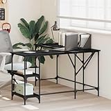 À monter soi-même : toutes les pièces, les outils et les instructions illustrées sont inclus ; en 30 minutes, le bureau spacieux est prêt et transforme le salon, le bureau ou la chambre d'adolescent en un espace productif