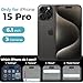 BENKS iPhone 15 Pro Case Compatible with Magsafe, [Military-Grade Drop Protection] Shockproof Protective Case for iPhone 15 Pro 6.1 inch, 600D Aramid Fiber Made Phone Cover Black
