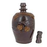  Cruchon en grès Poterie Turgis - Bouteille traditionnelle normande - Produits-Normandie (75 cl)