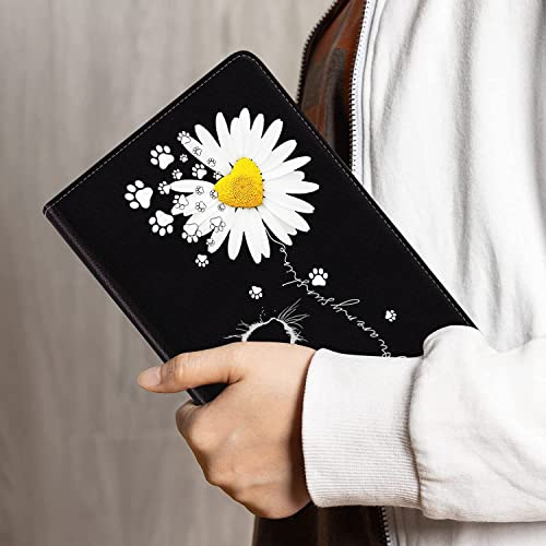 POIUYTREW Case for Samsung Galaxy Tab S8 2022 & S7 2020 11 inch Tablet (SM-X700/X706/T870/T875/T878), PU Leather Folio Case Smart Cover with Stand & Auto Wake Sleep, Cat and Daisy Flower by POIUYTREW - Used condition - Image 7
