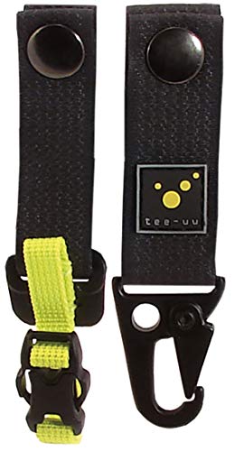 tee-uu Belt PIMPER Set (2-teilig) für Black-/ Quick-/RED Koppel | Belt-Keeper mit Fixierpflaster-Halter und Schlüsselhalter